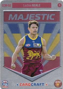 2024 AFL TeamCoach - Card Craft Majestic 2 #CCM-02 Lachie Neale Front